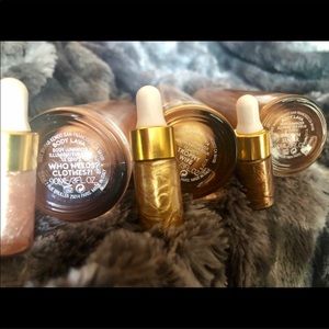 3 samples of Fenty body lava